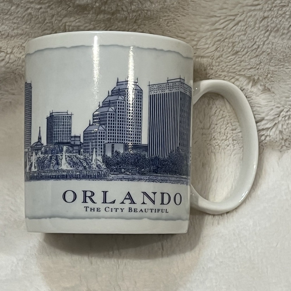 STARBUCKS 2006 18 oz. Orlando Mug Architect City Series New With Out Tag